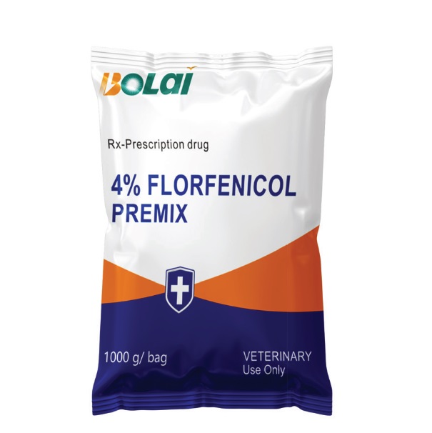 4% FLORFENICOL PREMIX - Điều trị các bệnh viêm phổi, phế quản (Actinobacillus pleuropneumoniae), viêm mũi dị ứng (Pasteurella multocida, Bordetella bronchiseptica), Bệnh viêm phổi thể kính - Glasser (Haemophilus parasuis), và các bệnh hô hấp do vi sinh vật nhạy cảm với florfenicol gây ra ở lợn