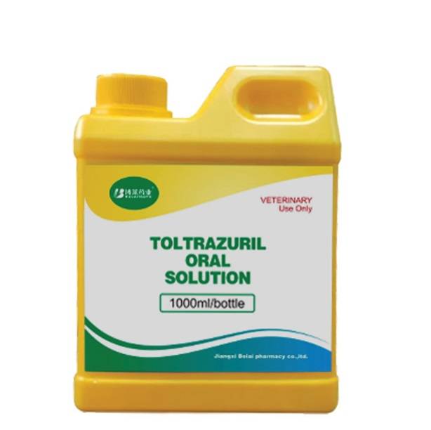 TOLTRAZURIL ORAL SOLUTION - Trị cầu trùng ở tất cả các giai đoạn như giai đoạn ấu trùng và giai đoạn trường thànhcủa Eimeria.spp trên gà, gà tây